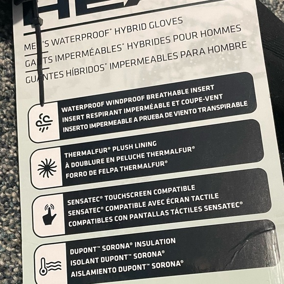 Head Gloves MENS SIZE XL  Sensatec Hybrid Waterproof - Picture 4 of 5